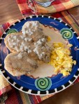 Sausage Gravy and Biscuits