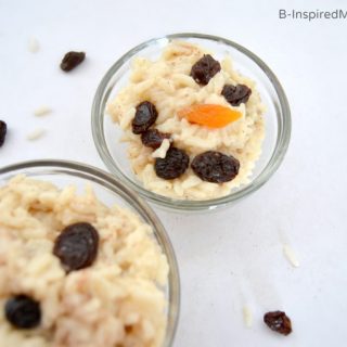 One-Minute Rice Pudding Snowman Snack Recipe