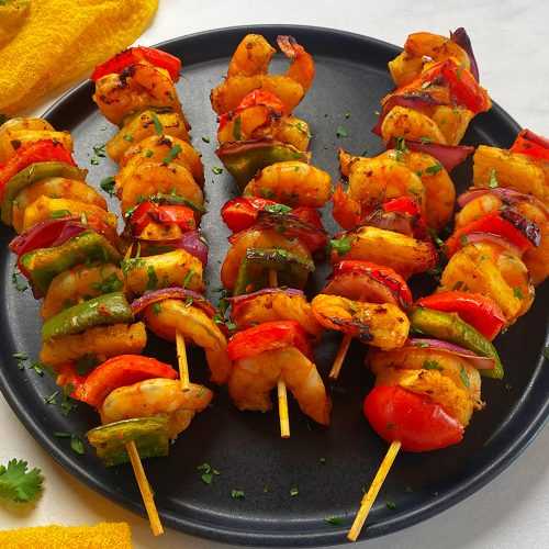 Shrimp Skewers in Oven