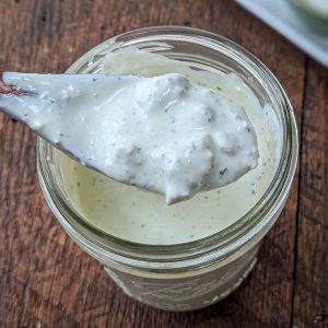 Five Ingredient Homemade Blue Cheese Dressing