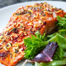 Mediterranean Baked Salmon