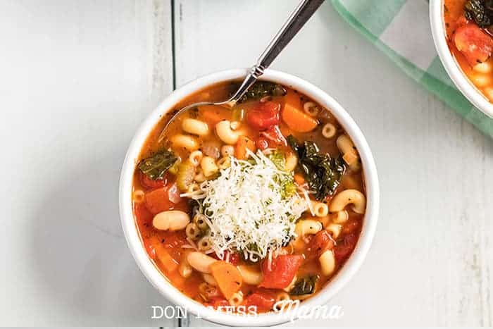 Instant Pot Minestrone Soup {Stovetop + Slow Cooker Options}