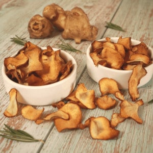 Air Fried Jerusalem Artichoke Chips