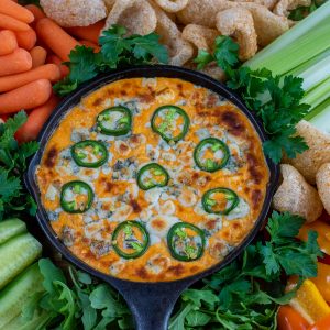 Bangin Buffalo Chicken Dip