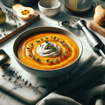 Butternut Squash and Pear Soup Recipe for Thanksgiving