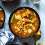 Instant Pot Vegetable Bean Soup