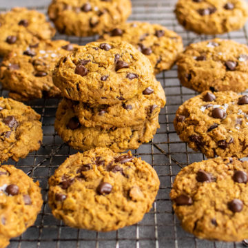 Pumpkin Oatmeal Chocolate Chip Cookies