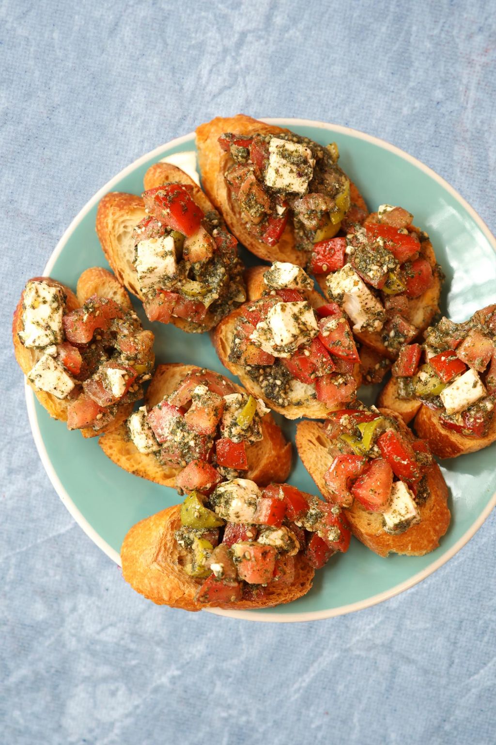 Za'atar Tomato Crostini
