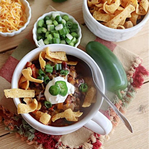 Slow Cooker Chunky Chili
