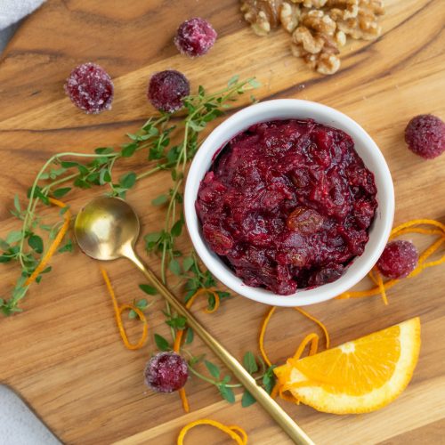 Homemade Fresh Cranberry Relish
