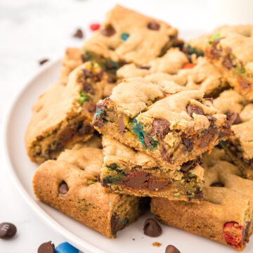 M&M Cookie Bars