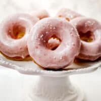 Strawberry Baked Donuts