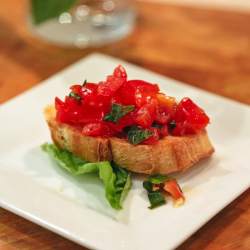 Classic Italian Tomato Bruschetta