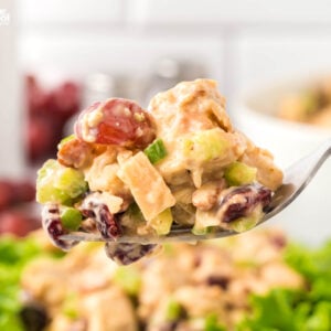 Easy Traditional Summer Chicken Salad Recipe with Grapes