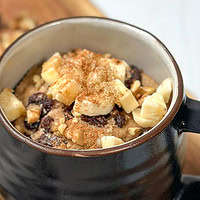 2 Minute Banana Bread Mug Cake
