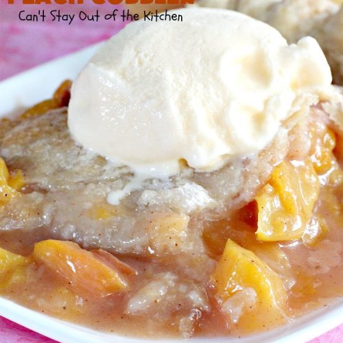 Double Crust Peach Cobbler