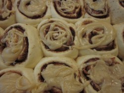 Maple Bacon Cinnamon Rolls