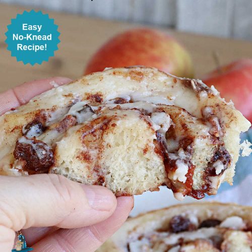 Apple Raisin Cinnamon Rolls