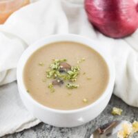 Vegan Cream of Mushroom Soup