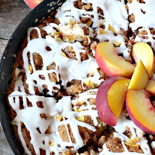 Peach Crumb Coffee Cake