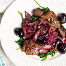 Lamb Liver with Caramelised Onions & Grapes