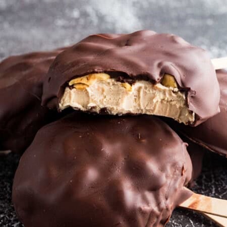 Peanut Butter Frozen Yogurt Bars