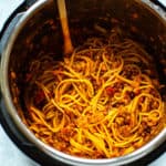 Instant Pot Spaghetti with Meat Sauce