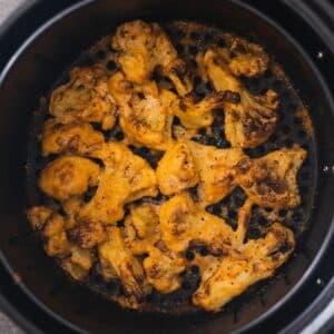 Vegan & Gluten-Free Air Fryer Buffalo Cauliflower Bites