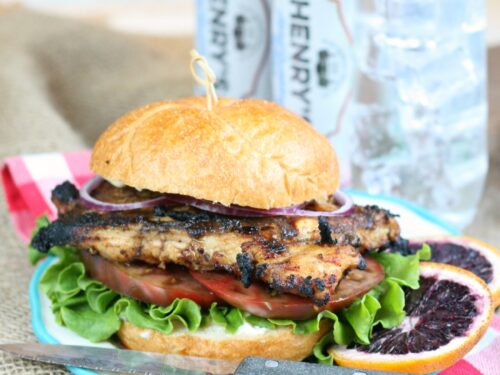 Blood Orange and Brown Sugar Grilled Chicken