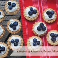 Blueberry Cream Cheese Mini Tarts