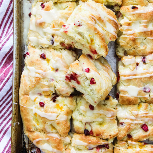 Bread Machine Cranberry Orange Focaccia