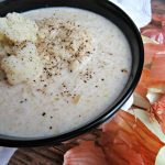 Roasted Garlic and Cauliflower Soup