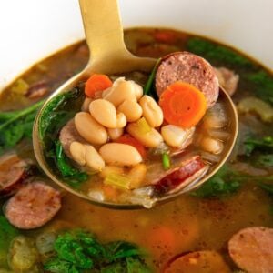 Crockpot White Bean and Sausage Soup