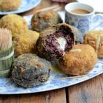 Le Rustique Camembert “Scotch Eggs” Two Ways with Honey and Mustard Dip