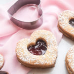Mexican Wedding Cookies with Raspberry Jam + Chocolate