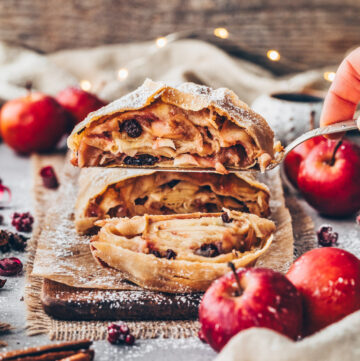 The Best Apple Strudel (German Apfelstrudel)