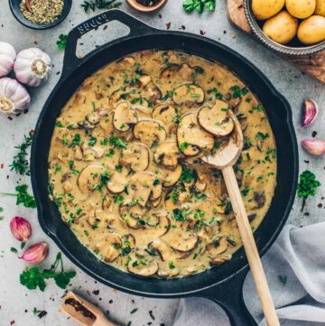 Easy Creamy Mushrooms