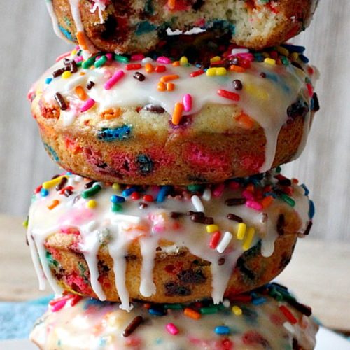 Funfetti Cake Donuts