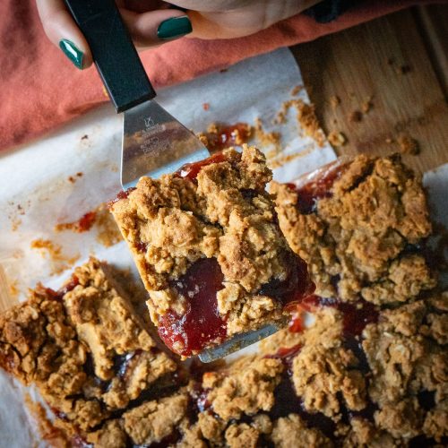 Oatmeal Peanut Butter and Jelly Bars
