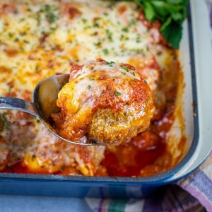 Low Carb Meatballs Marinara
