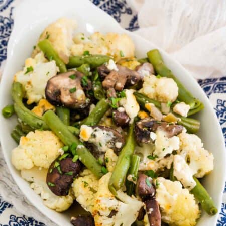 Blue Cheese Roasted Vegetables