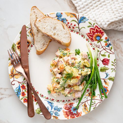 Olivier - Russian Salad with Ham