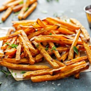 Frozen Sweet Potato Fries in the Air Fryer