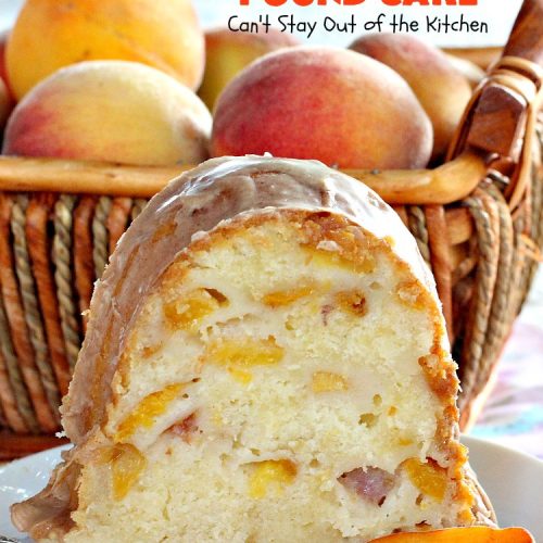 Peaches 'n Cream Pound Cake