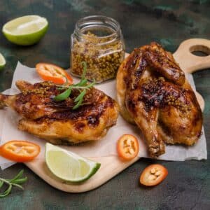 Air Fried Lemon Pepper Cornish Hens