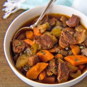 Instant Pot Beef Stew (Hearty, Tasty Family Favorite!)