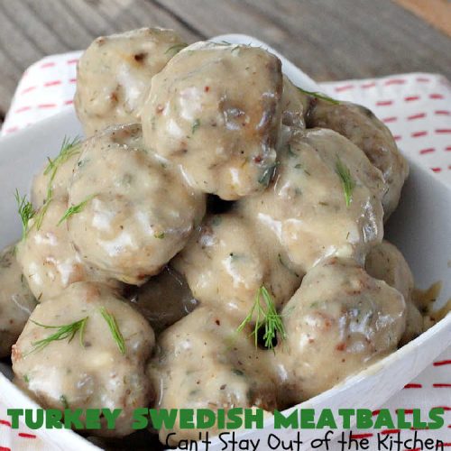 Turkey Swedish Meatballs