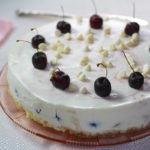 Cherry White Chocolate Chip Yogurt Torte
