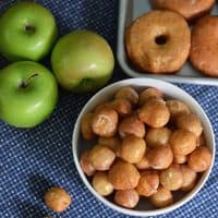 Caramel Apple Donut Holes