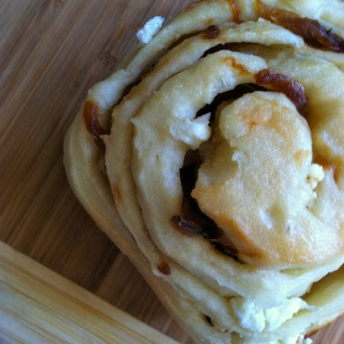 Caramelized Onion & Goat Cheese Rolls